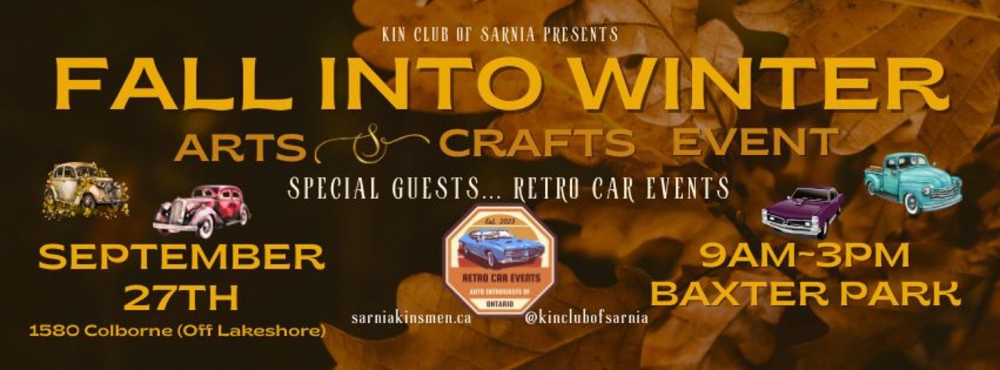 Fall Into Winter Arts & Crafts show with retro cars