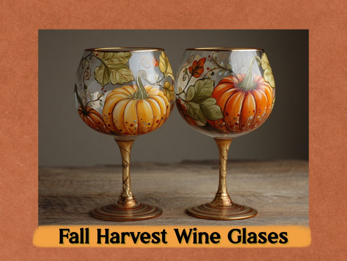 Crafting Class: Wine Glass Painting - Fall Harvest
