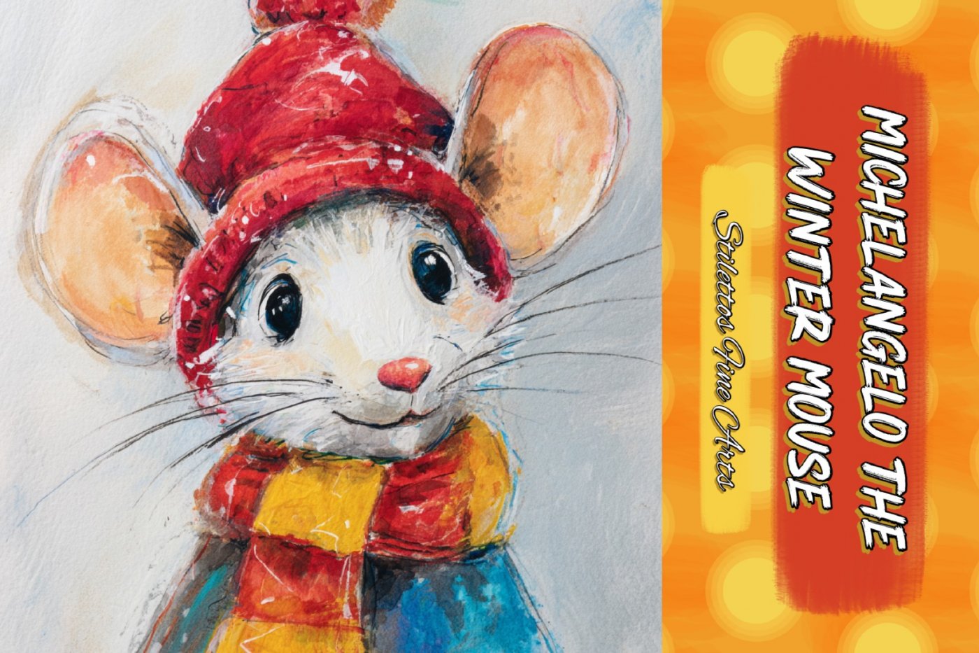 ONLINE ZOOM: Back to the Basics Acrylic Painting: Beginner Level 1 - Michelangelo the Winter Mouse