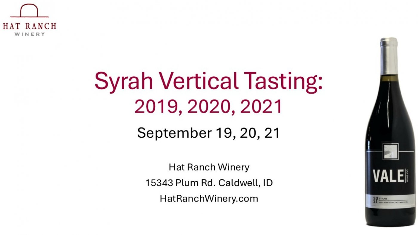 Syrah Vertical Tasting