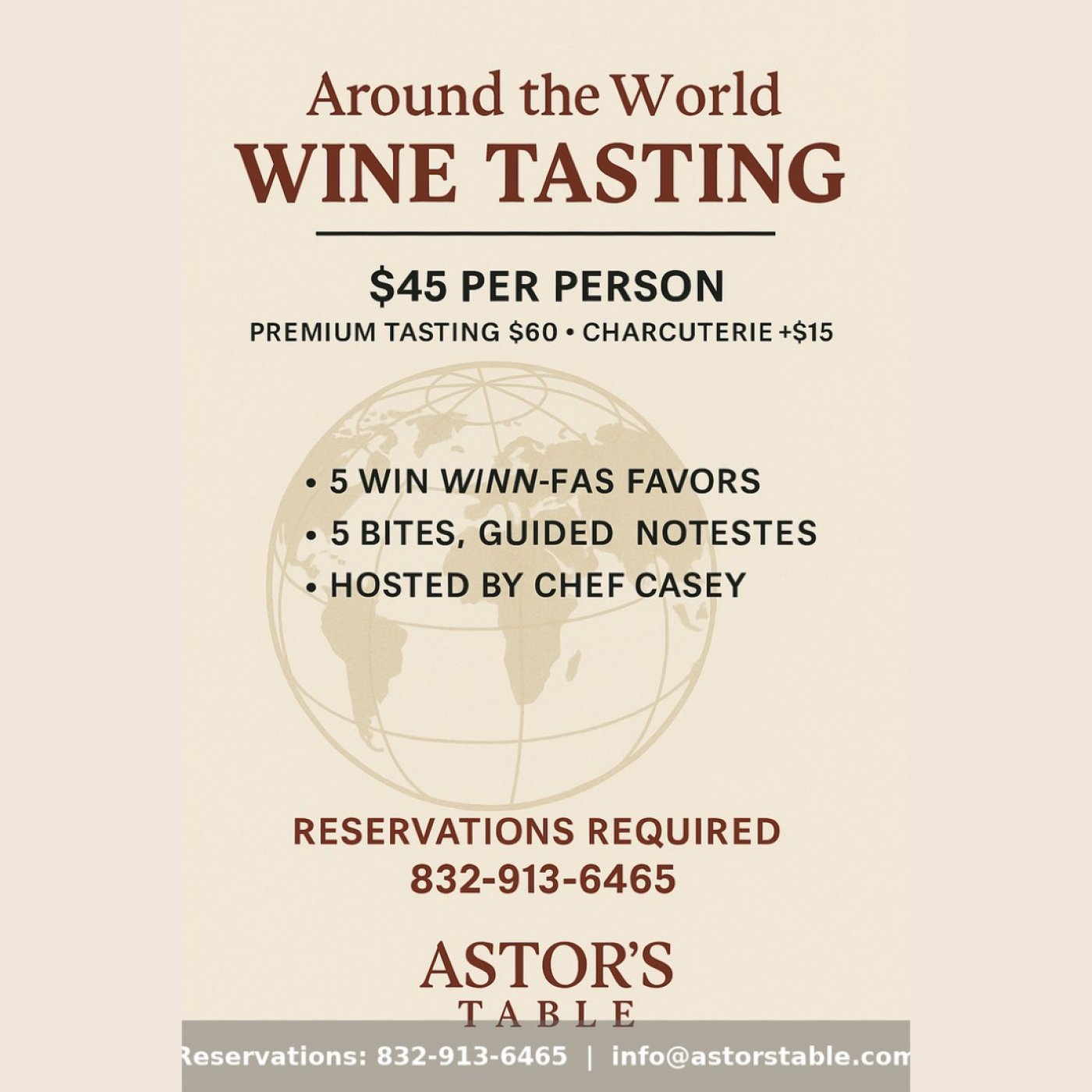 \ud83c\udf77\u2728 Join Us for Our Monthly Wine Tasting!