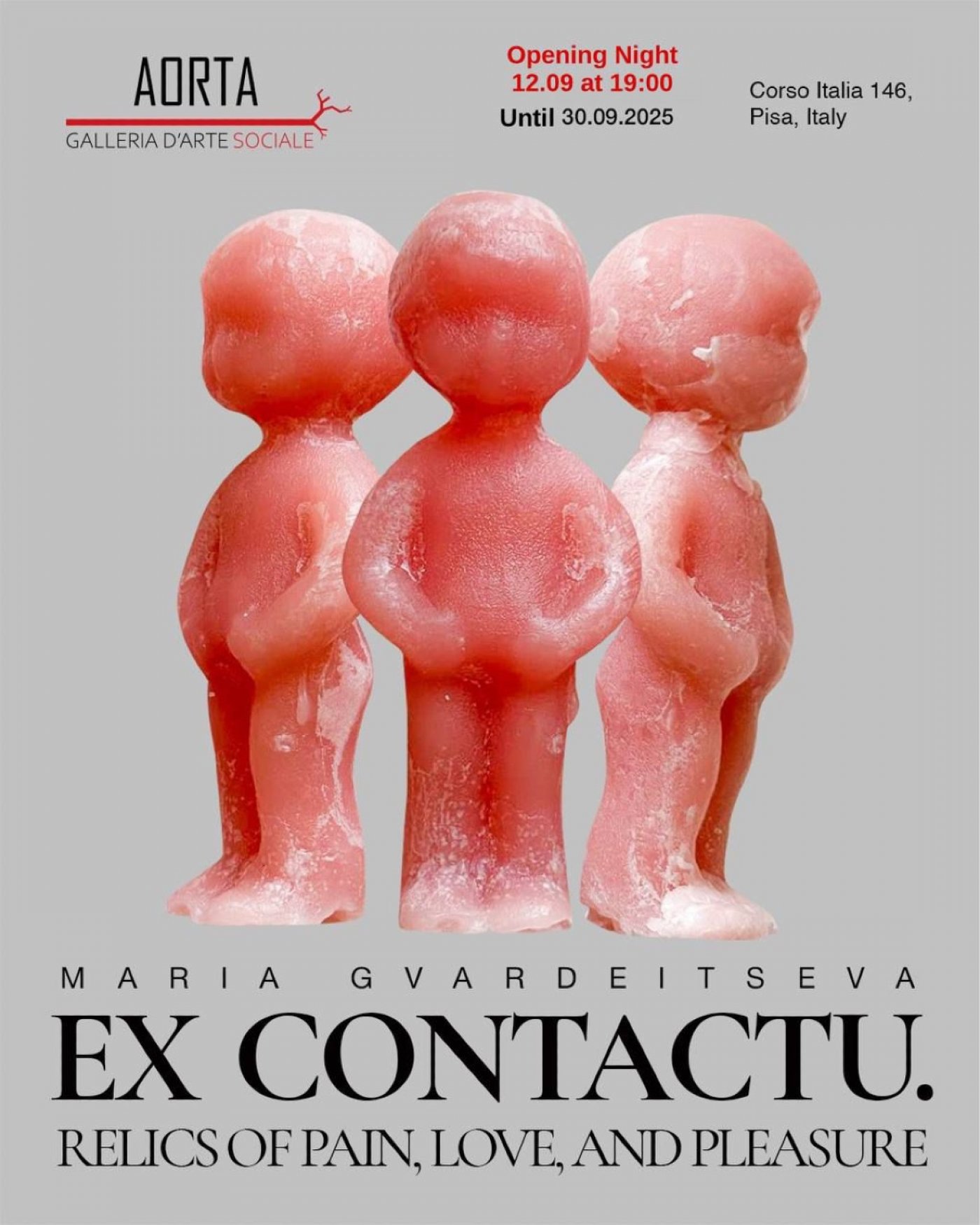 Mostra \u201cEx Contactu. Reliquie di dolore, amore e piacere\u201d di Maria Gvardeitseva