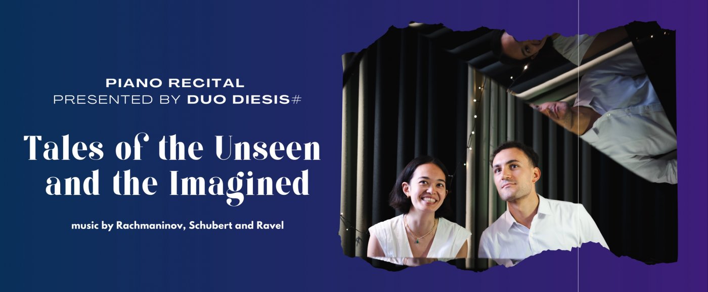 Four-hands piano concert : Tales of the Unseen and the Imagined