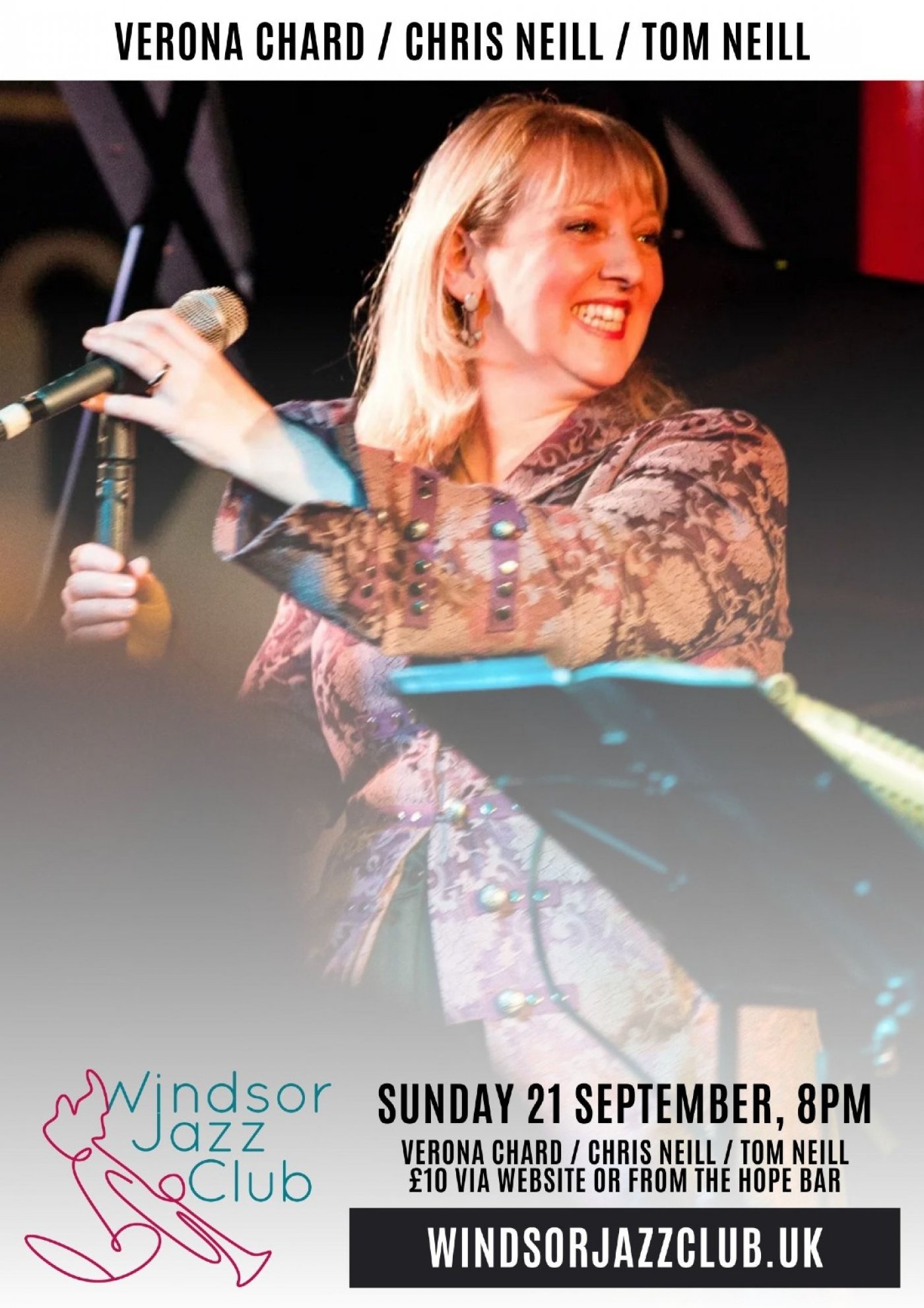 Windsor Jazz Club: Verona Chard \/ Chris Neill \/ Tom Neill