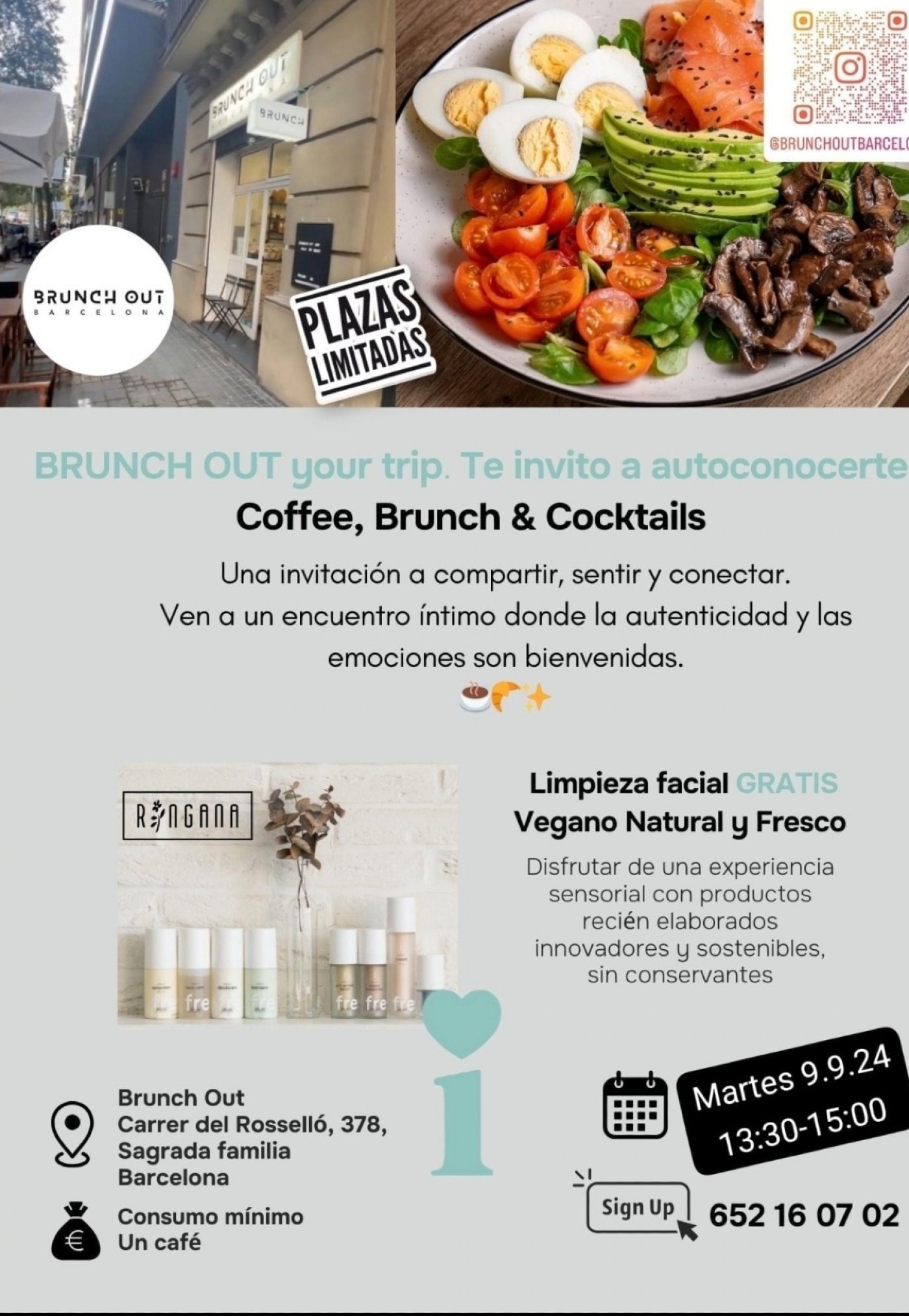 BRUNCH. Get to know yourself. FREE