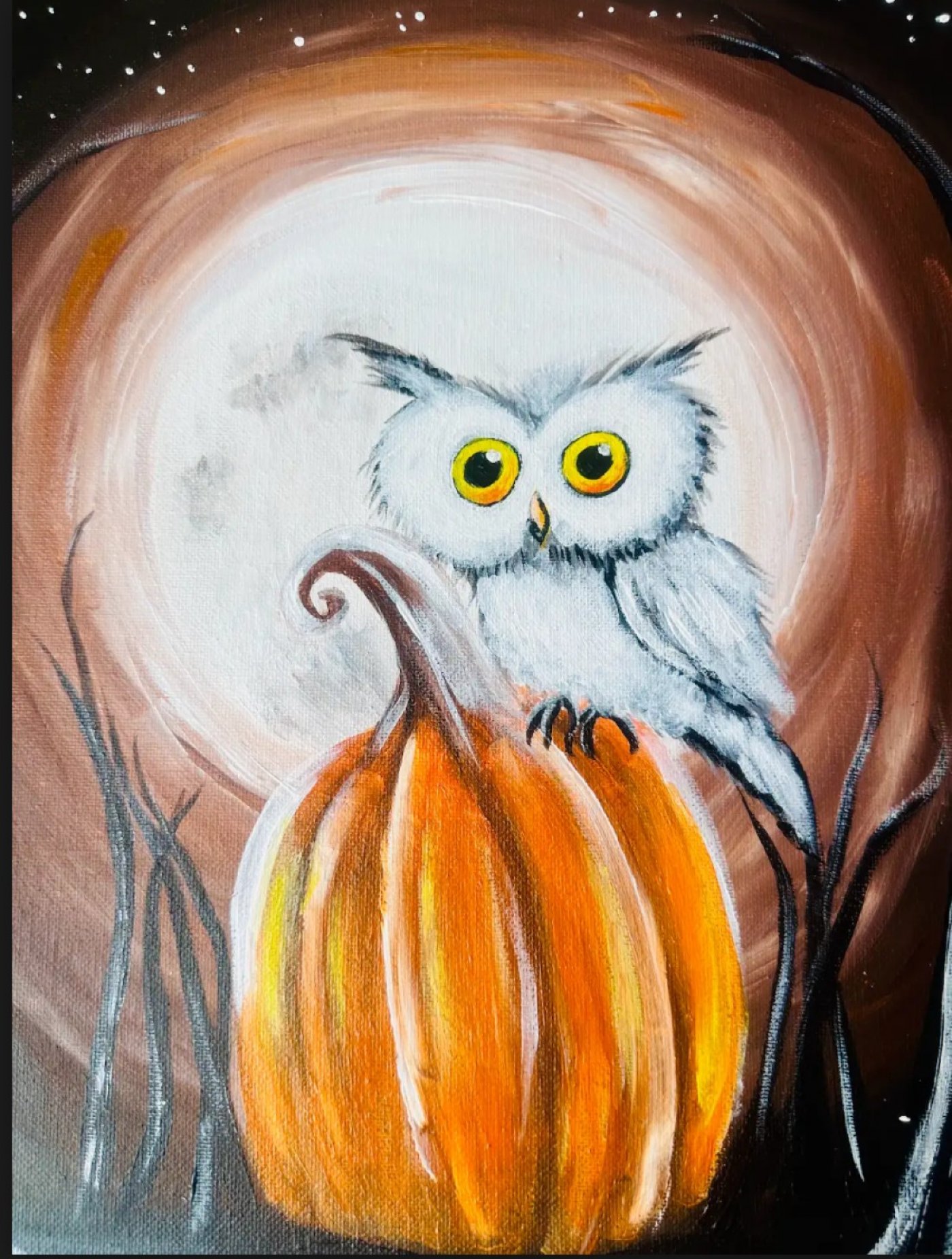 "Owl"oween Paint Night at Troutdale Station