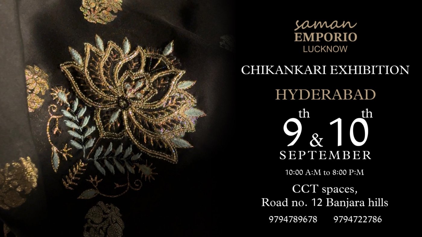 SAMAN CHIKANKARI EXHIBTION EVENT IN HYDERABAD