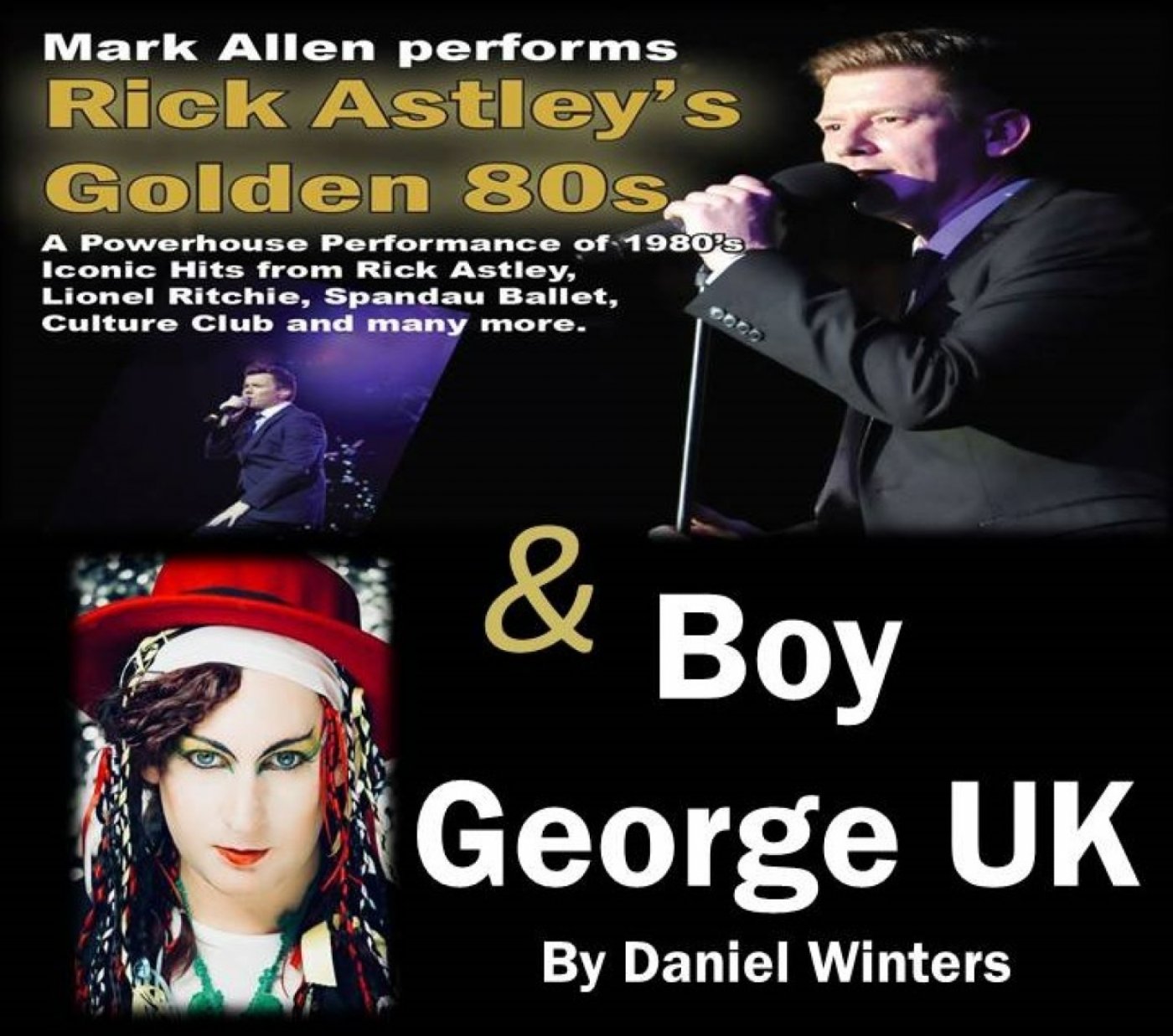 A tribute to Rick Astley & Boy George