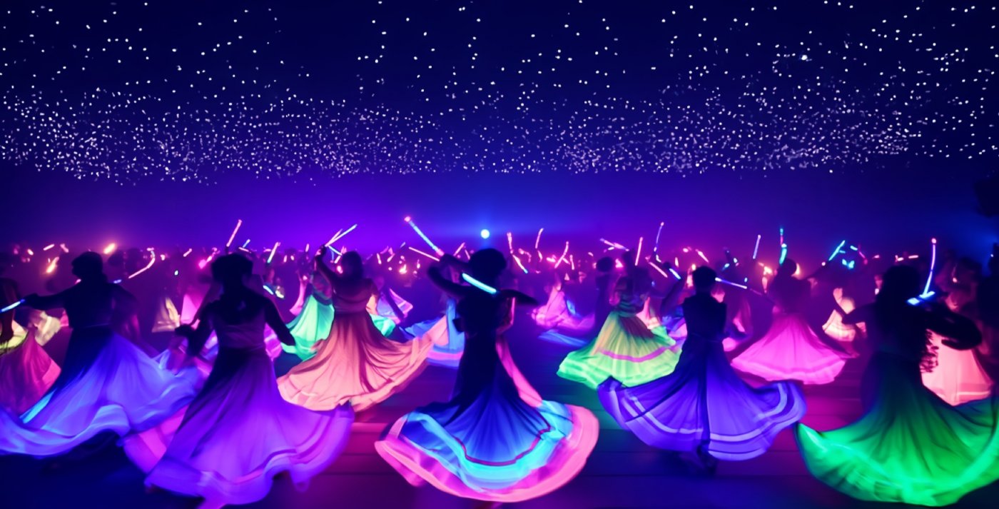 Glow-in-the-Dark Garba - Navratri Dandiya Night - Seattle 2025