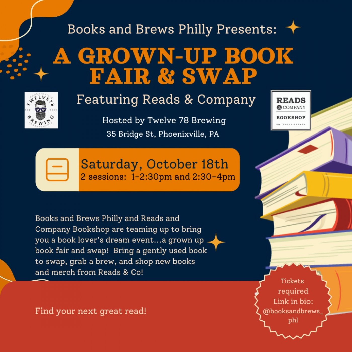 Grown-Up Book Fair and Swap