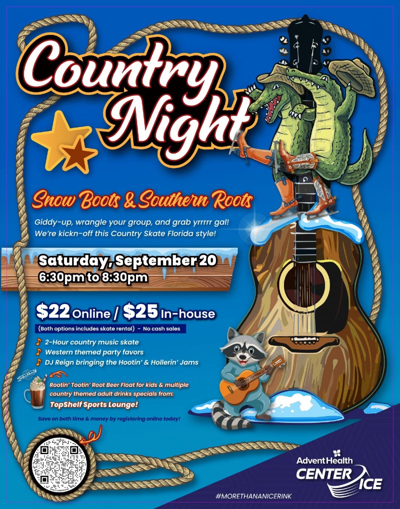 Country Night (2-hour Themed Public Ice Skate)