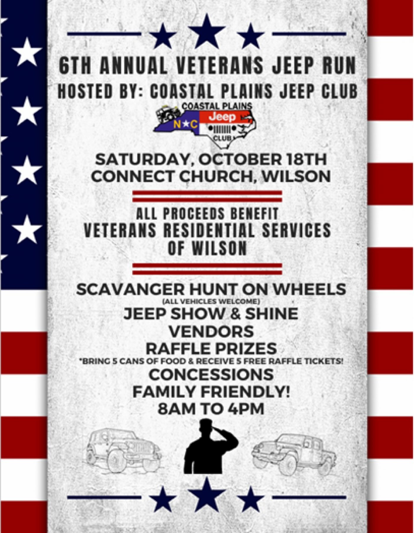 6th Annual Veterans Jeep Run