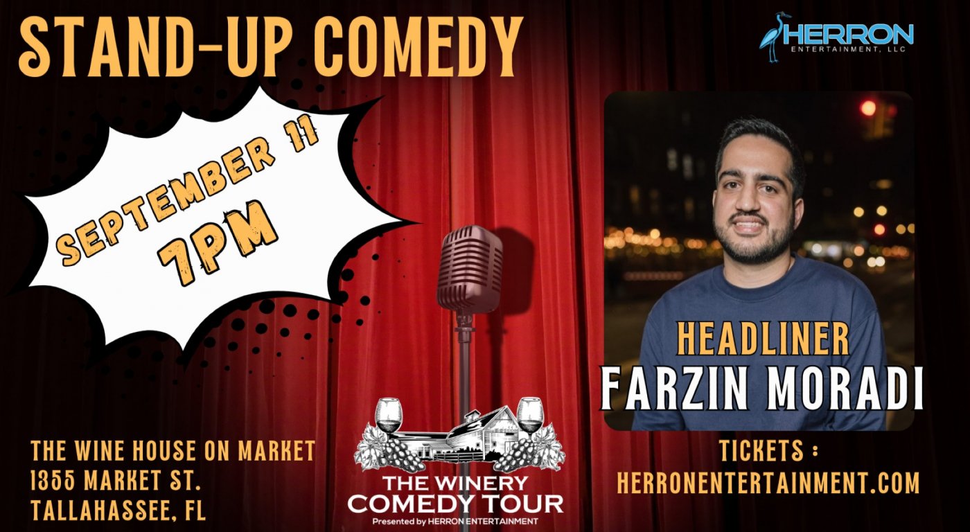 the WINERY COMEDY TOUR at WINE HOUSE