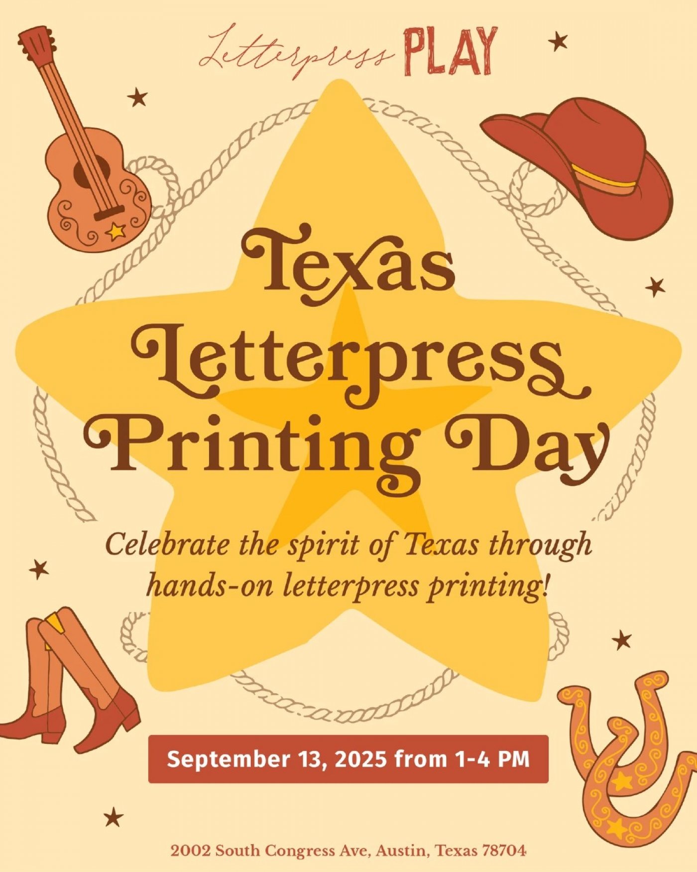 Texas Letterpress Printing Event