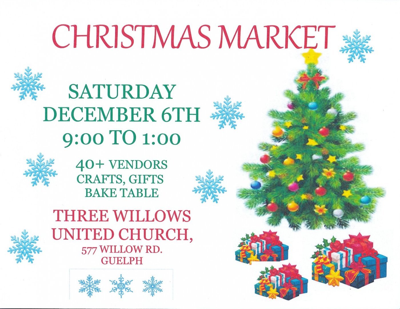 THREE WILLOWS CHRISTMAS MARKET