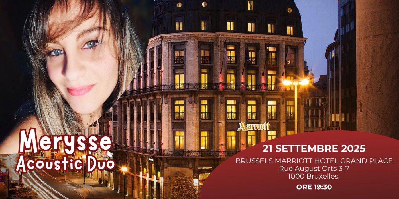 Merysse Acoustic Duo: Voice & Guitar at Brussels Marriott Hotel Grand Place