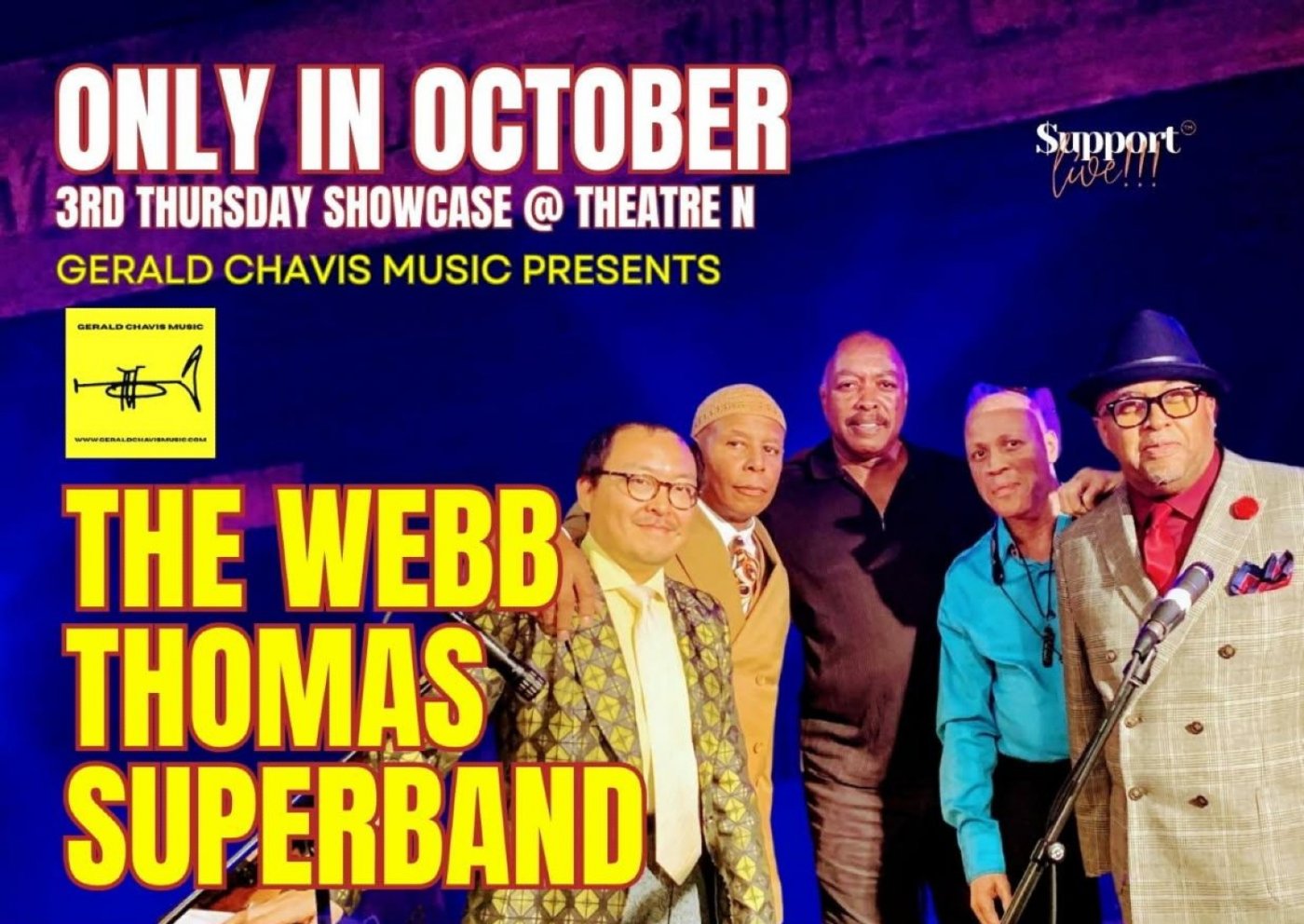 3rd Thursday Showcase featuring The Webb Thomas Superband