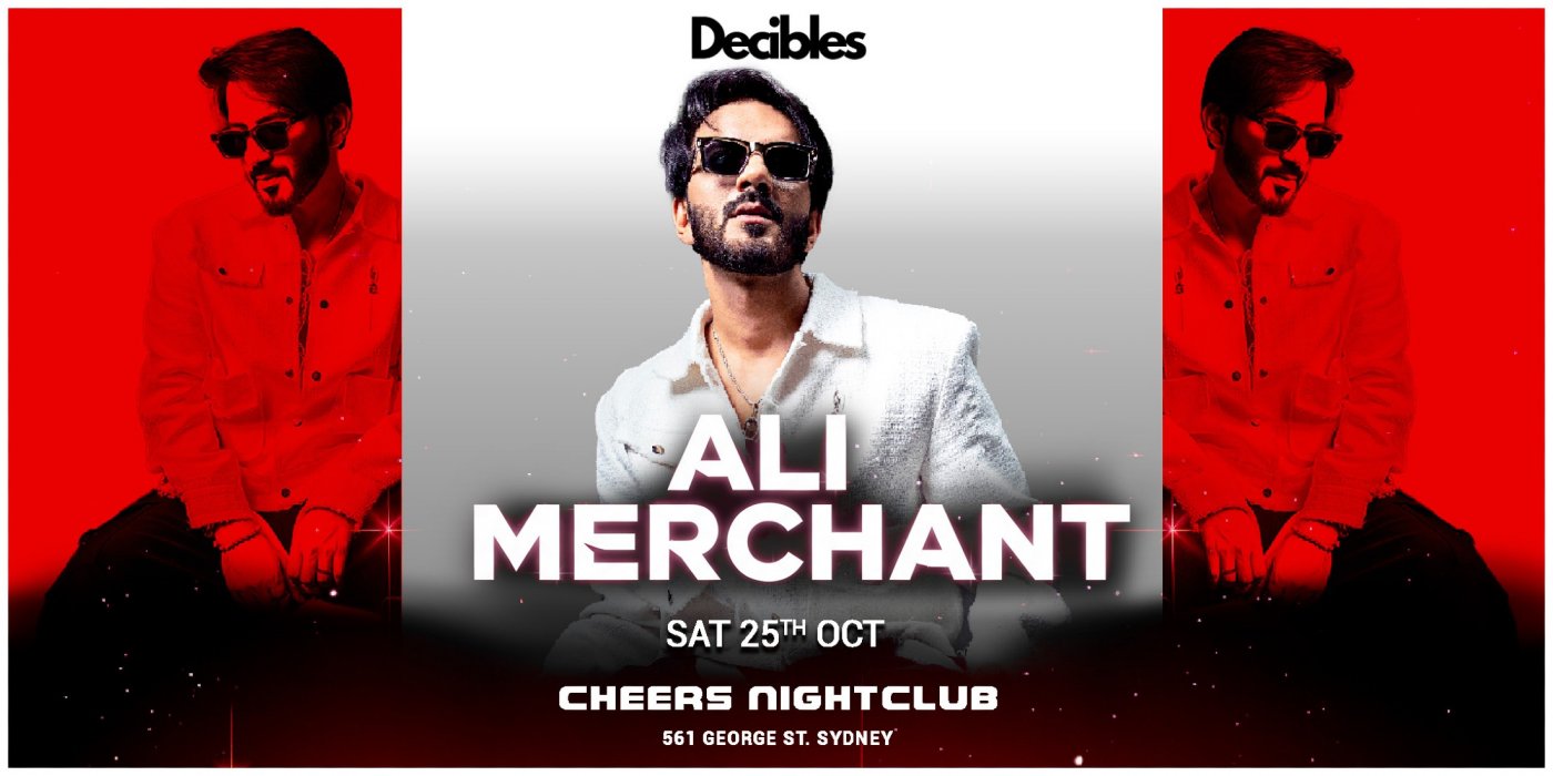 ALI MERCHANT - Live in Sydney @ Cheers Nightclub