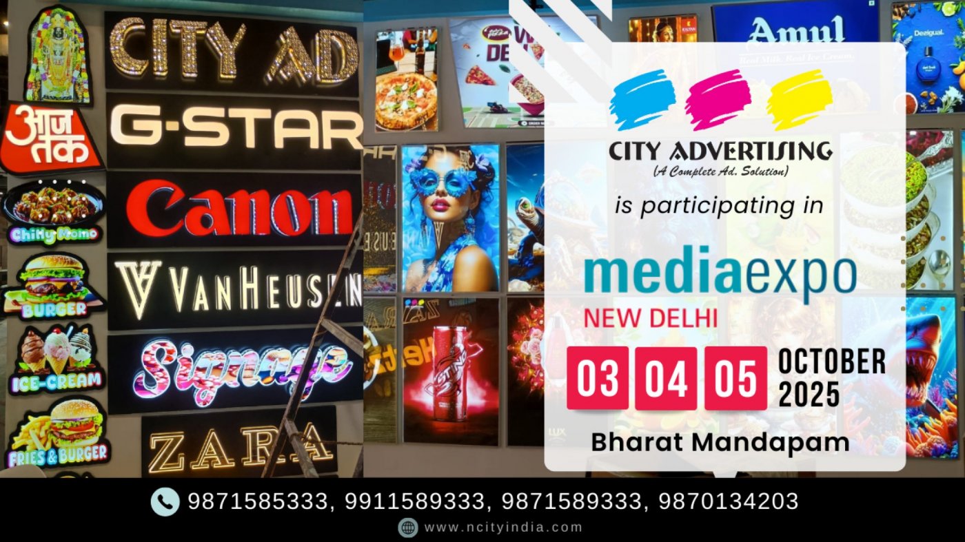 City Advertising is participating in Media Expo 2025 Delhi