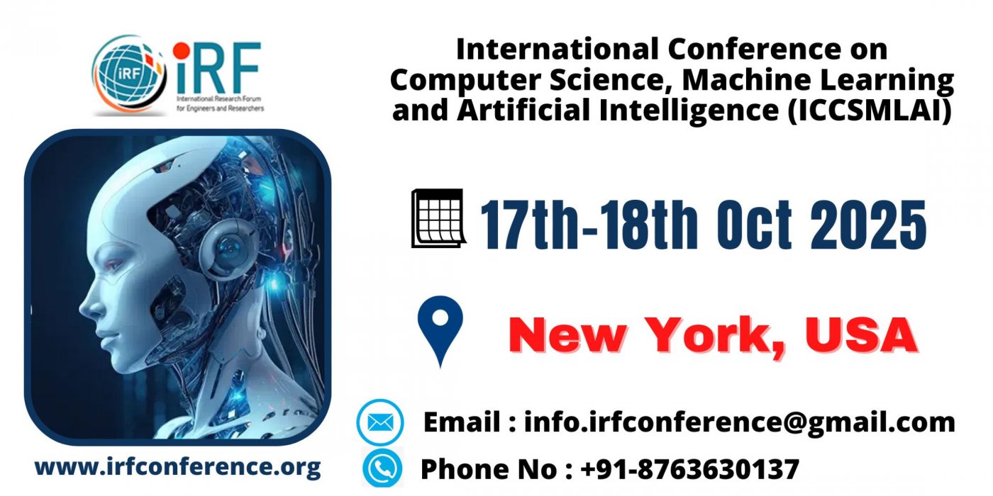 International Conference on Computer Science, Machine Learning and Artificial Intelligence