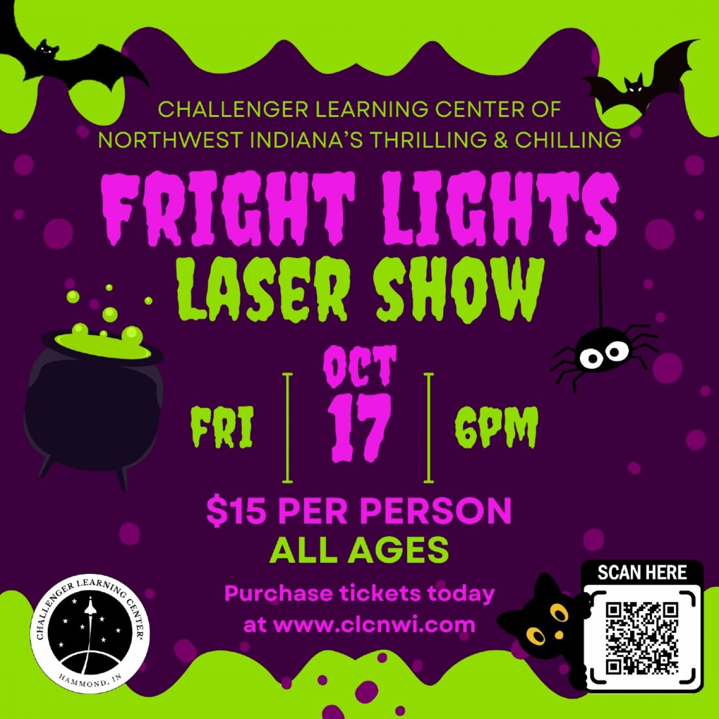 Halloween Fright Lights Laser Show