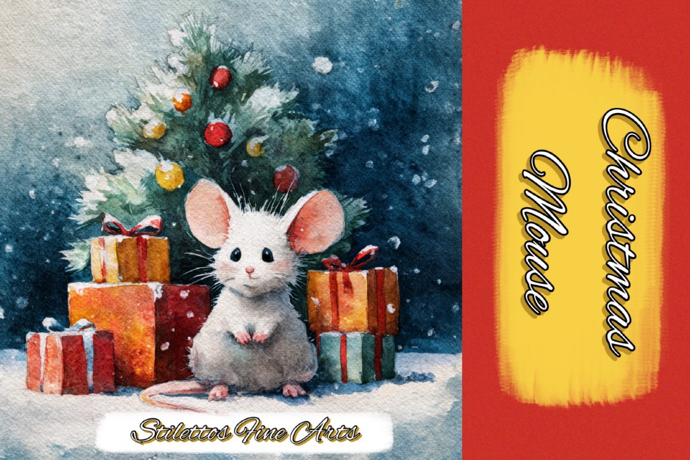 Back to the Basics Watercolor Painting: Beginner Level 1 - Christmas Mouse