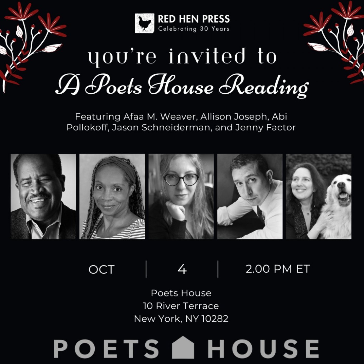 Red Hen Press House Reading