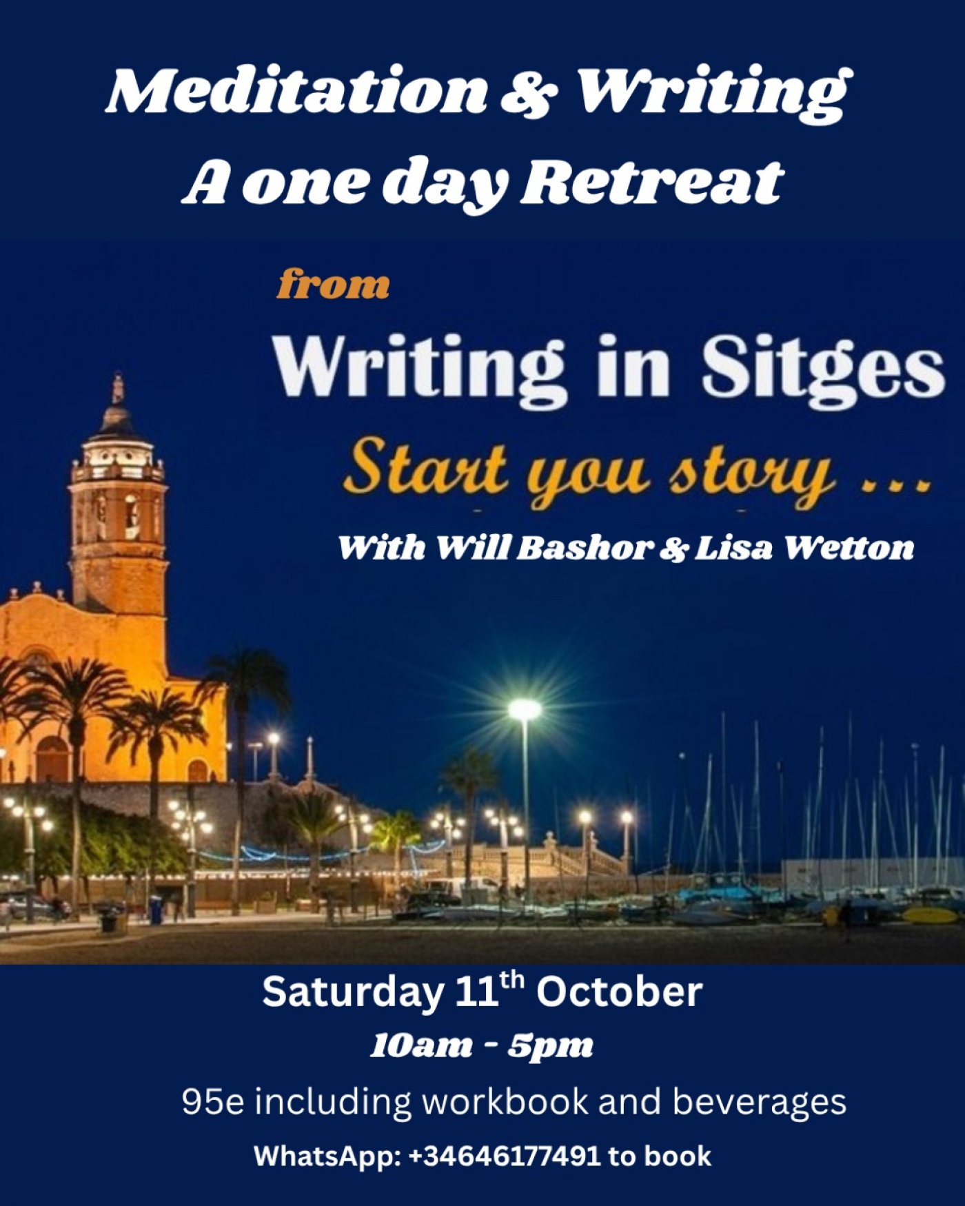 Writing in Sitges - Meditation & Writing Day Retreat