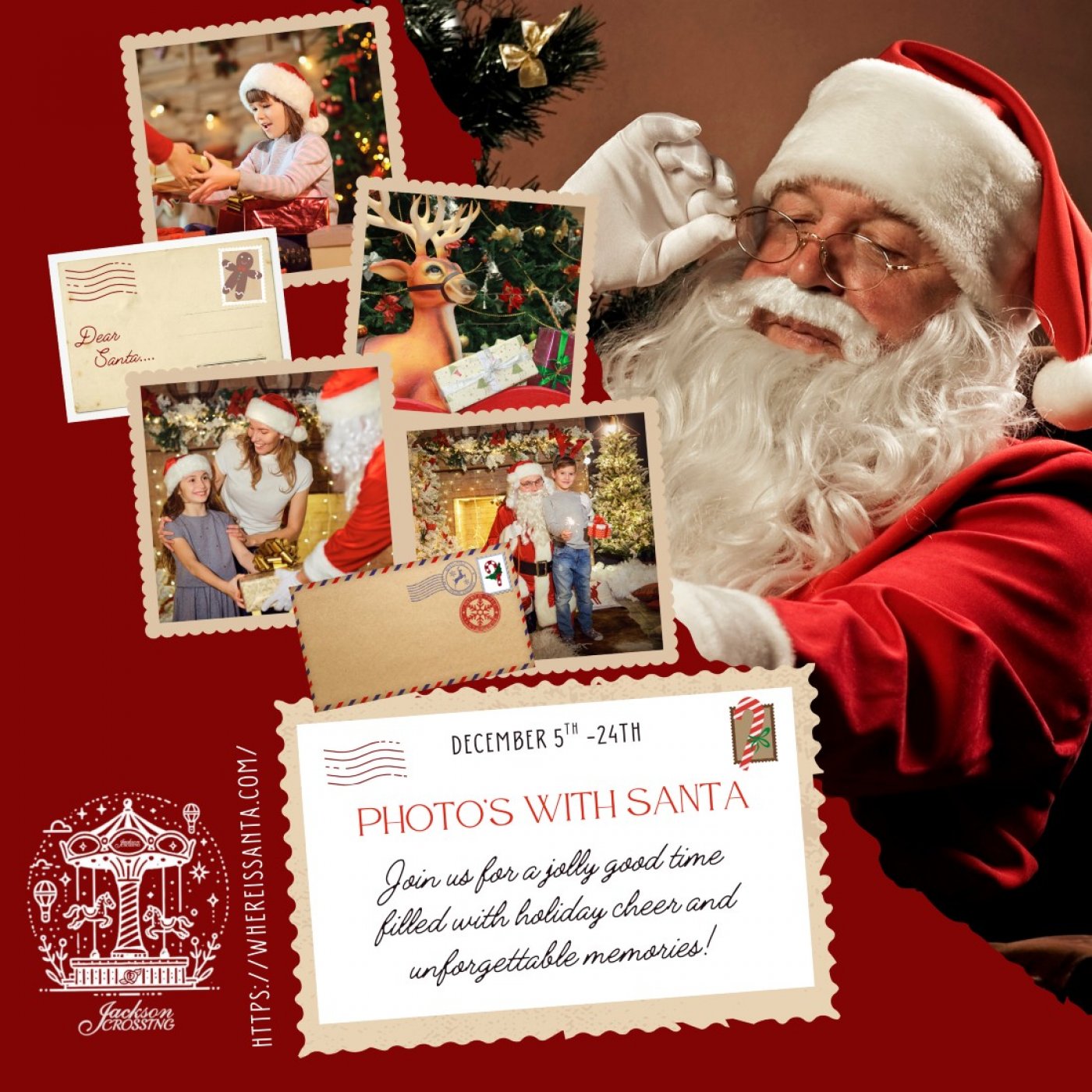 Photos with Santa at The Jackson Crossing Mall