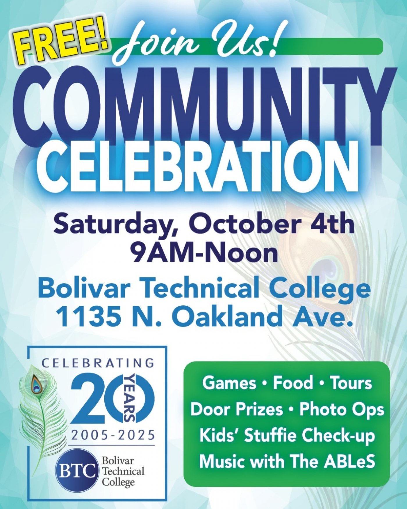 BTC\u2019s 20th Anniversary Community Celebration