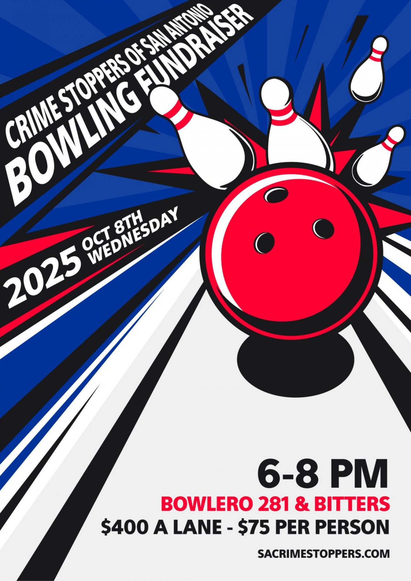 Crime Stoppers Bowling Fundraiser