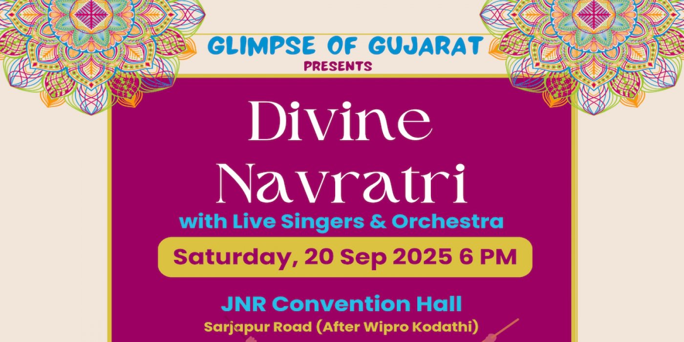 Divine Navratri Garba & Dandiya 2025 with Singer & Live Orchestra