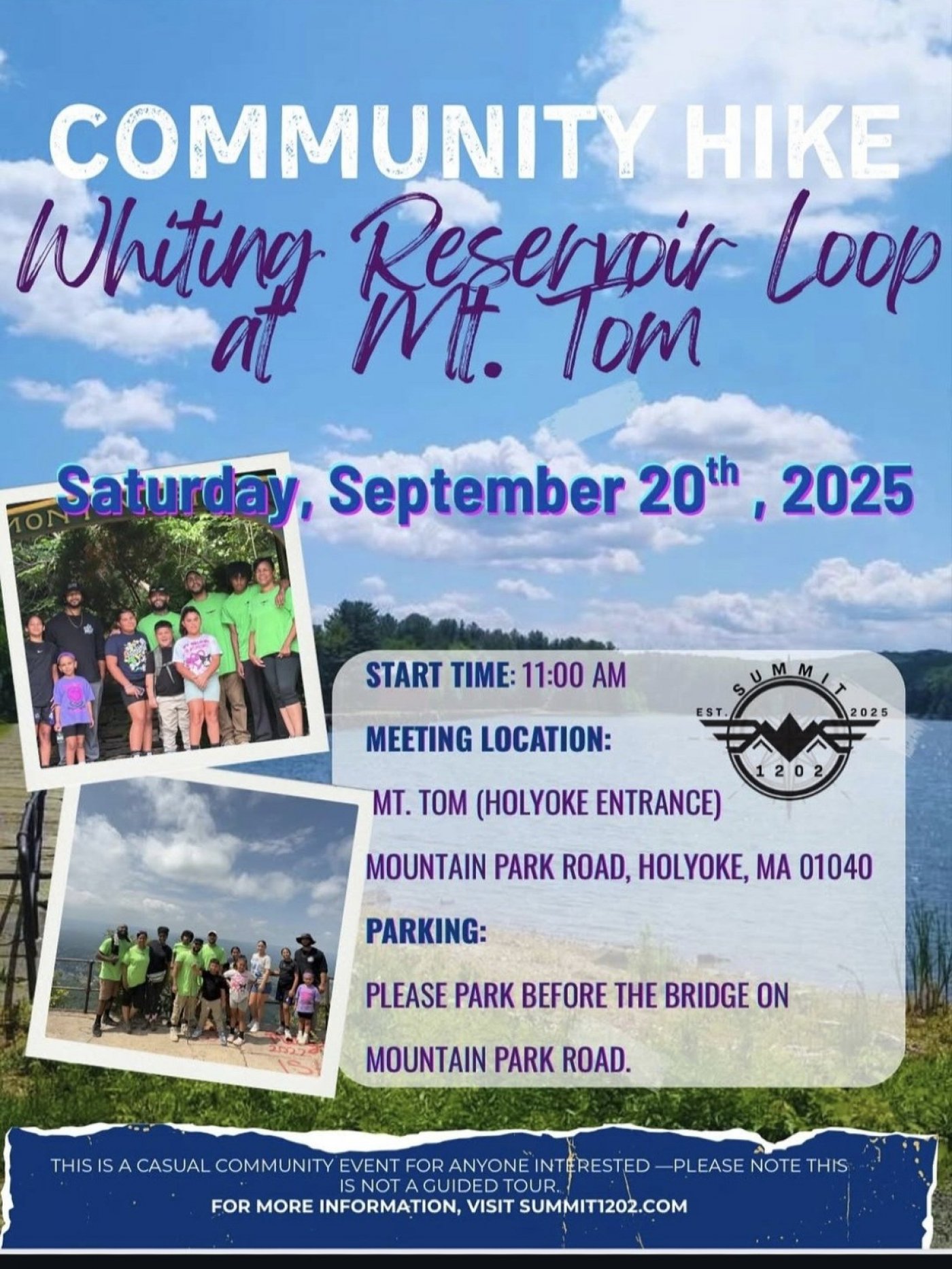 Whiting Reservoir Loop at Mt. Tom