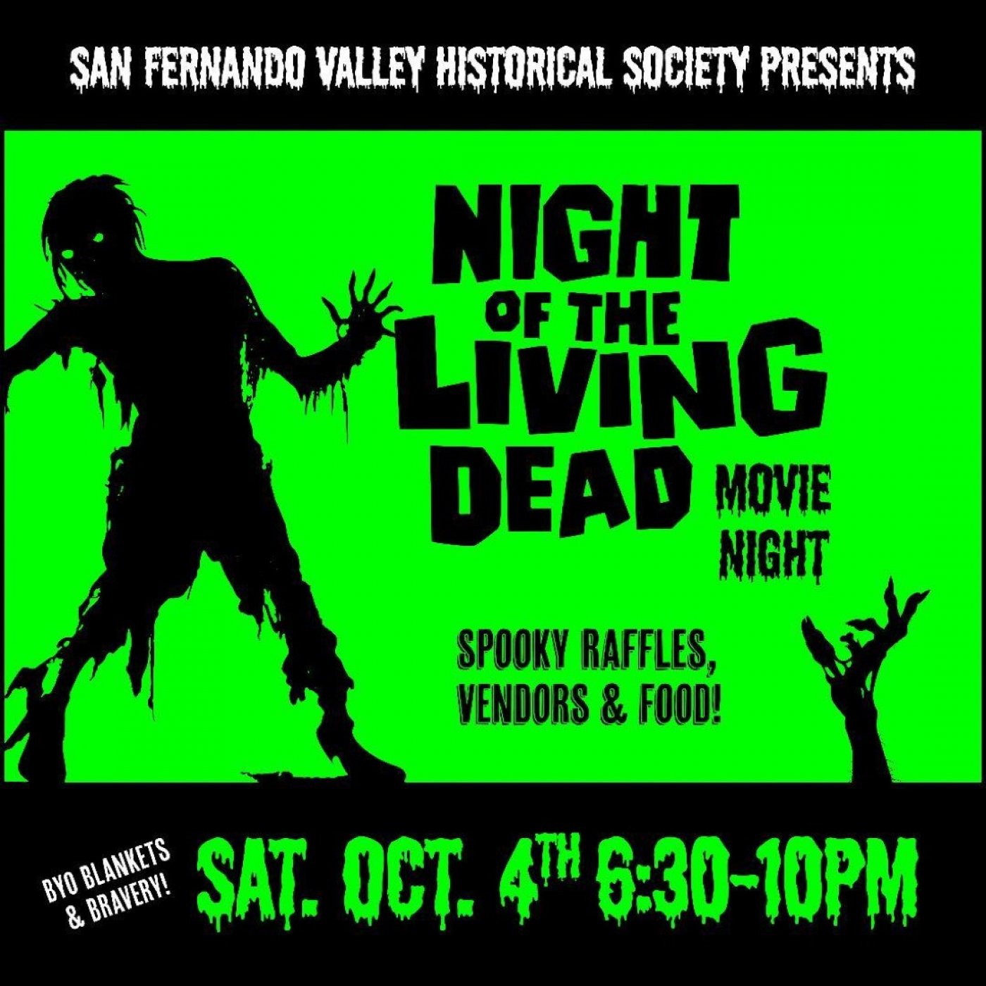 Grave Side Cinema - Night of the Living Dead 