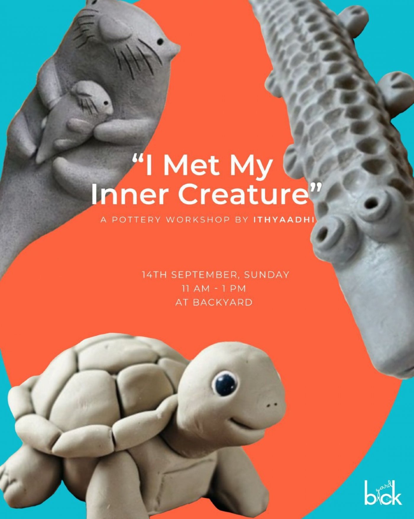 I met my Inner Creature \ud83d\udc35\ud83d\udc36\ud83d\udc3c - A Beginner's Pottery Workshop