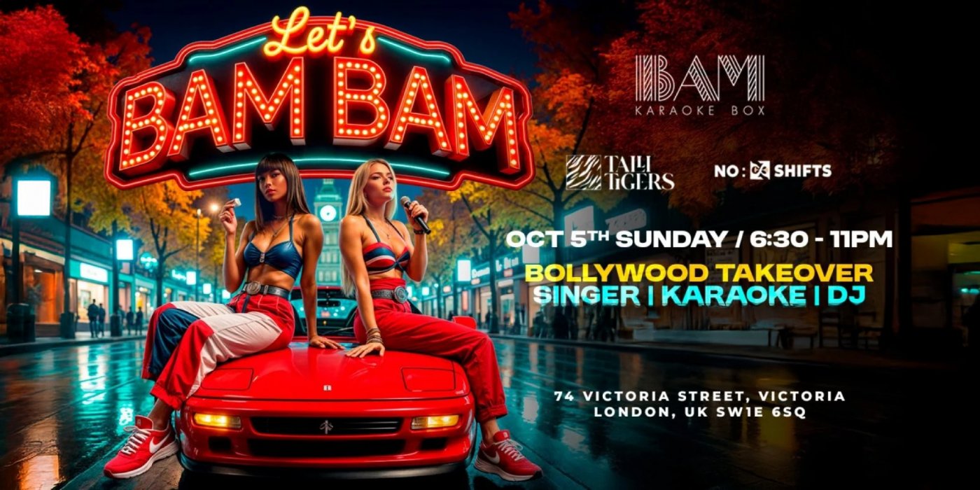 Bollywood Karaoke Party - Let's Bam Bam