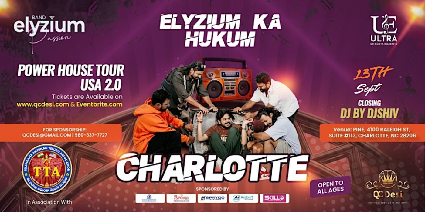 Band Elyzium Live Band Concert - Charlotte Sept 13th
