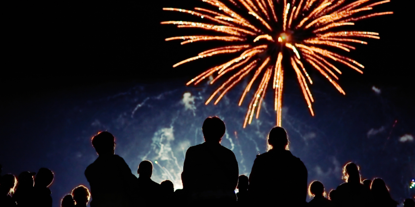 Low Bang Fireworks Display
