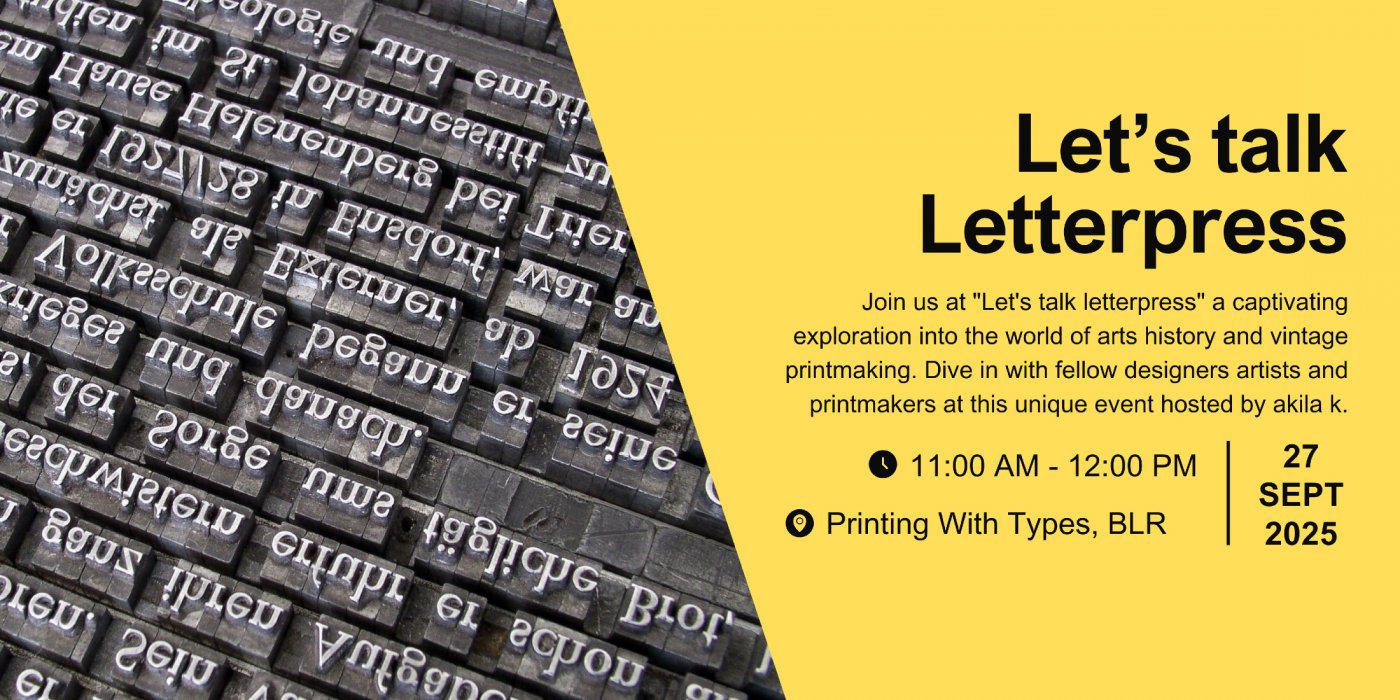 Let's talk letterpress