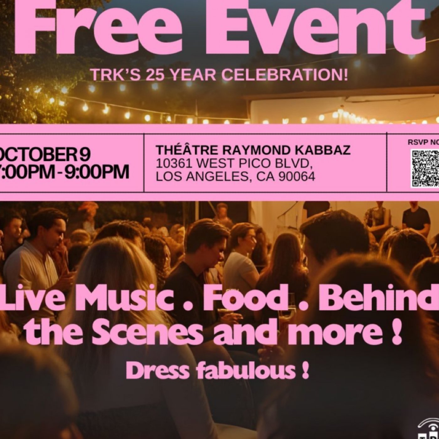 FREE EVENT - TRK's 25th Year Celebration