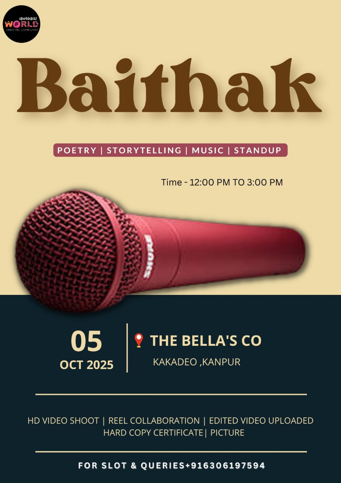 Baithak (Open mic show)