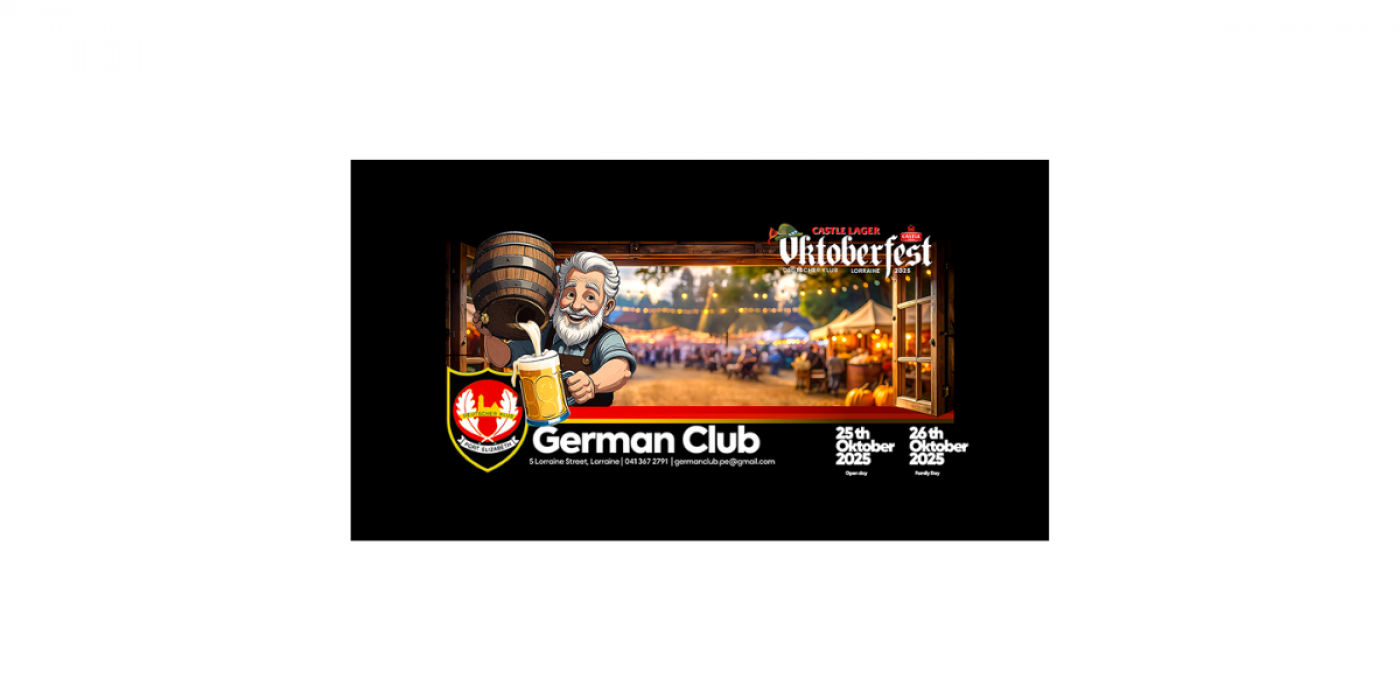 Oktoberfest 2025 - German Club, Port Elizabeth