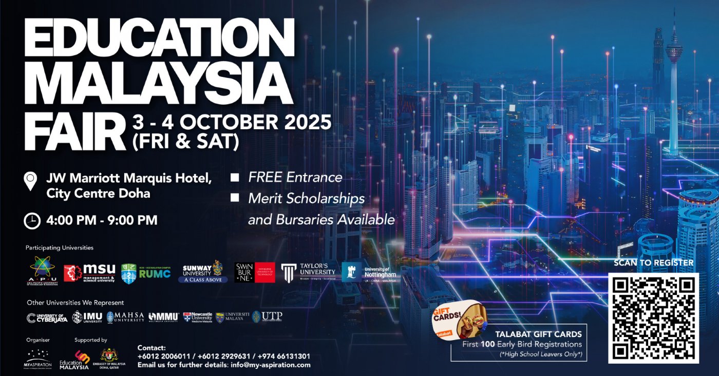 Education Malaysia Fair in Qatar - OCT 2025