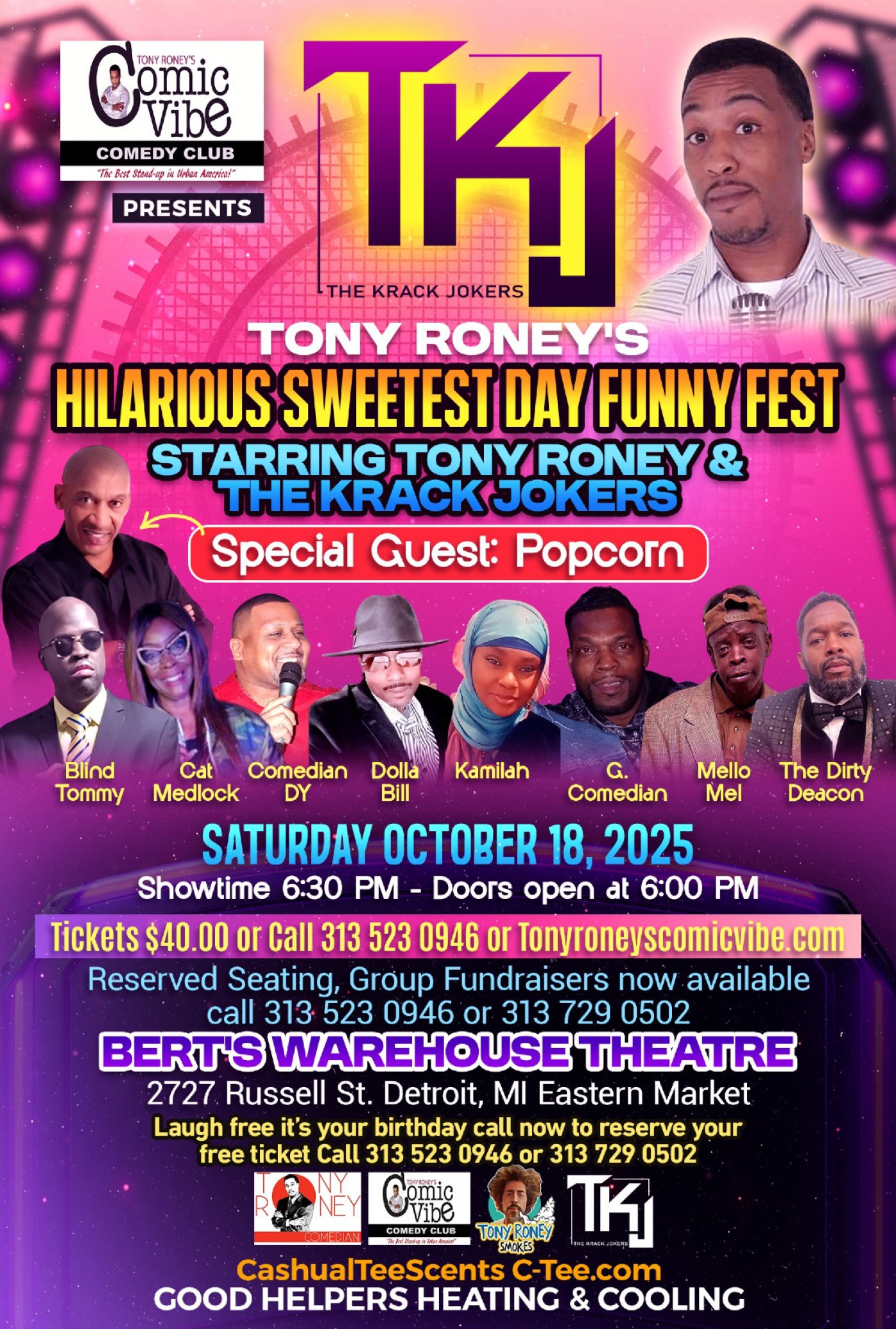 Tony Roney's Sweetest Day Funny Fest