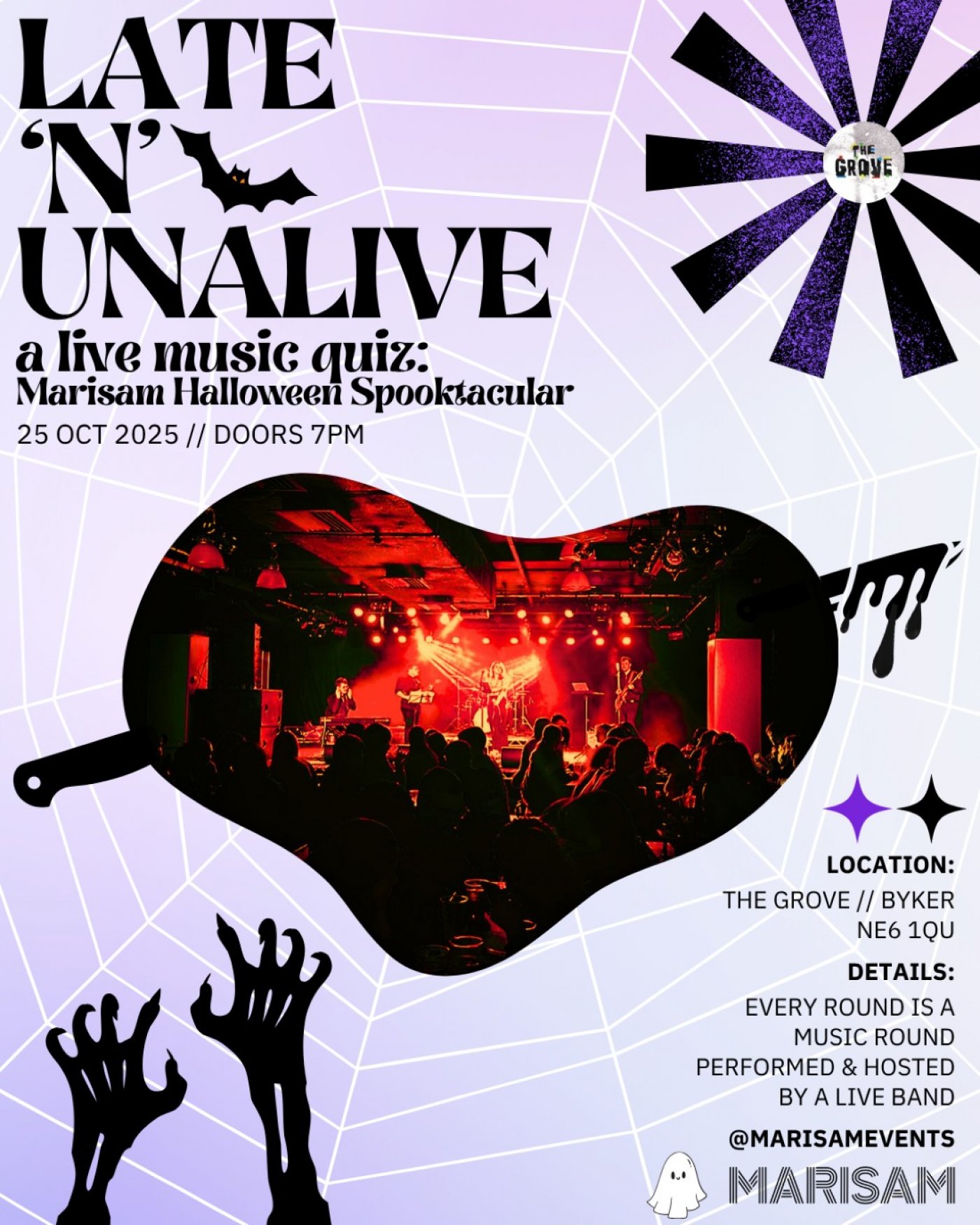 Late 'n' Unalive (A Halloween Live Music Quiz)