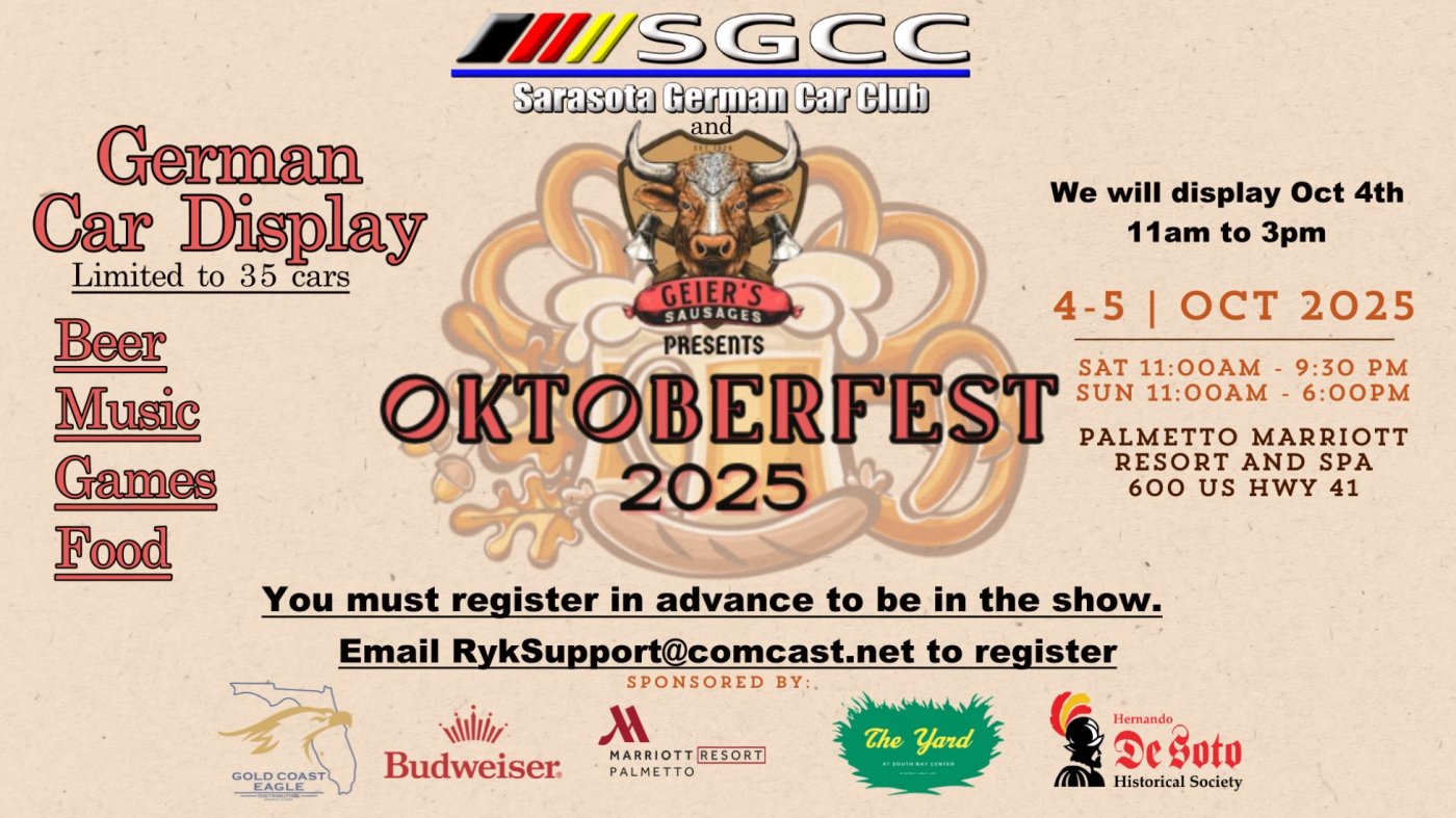 Geier's Sausage Octoberfest & German Car Showcase 2025