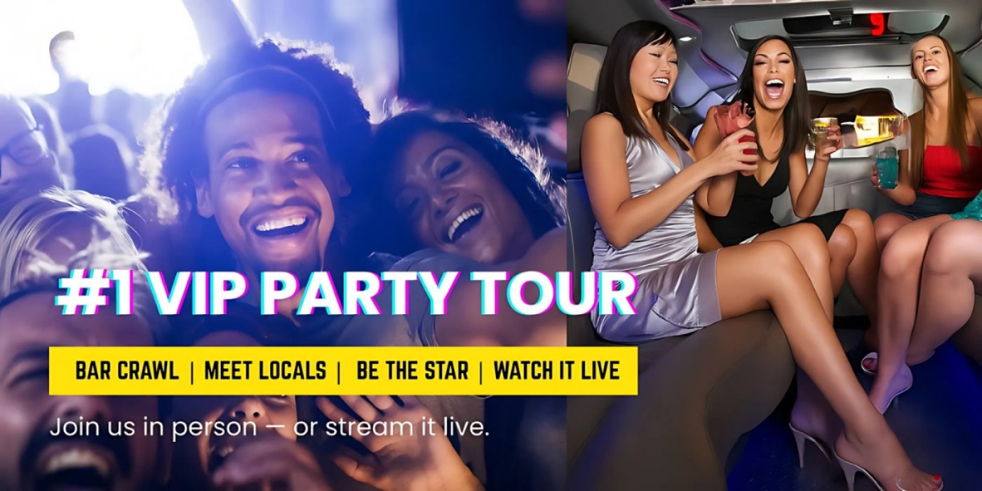 Downtown VIP Party Crawl (Party Bus \/Club Experience)