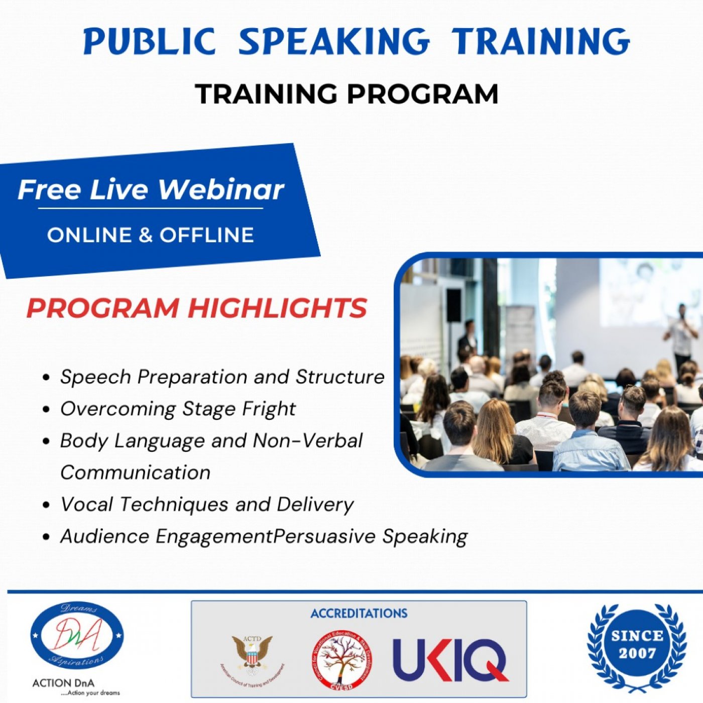 Public Speaking Training in Gandhipuram & Koundampalayam
