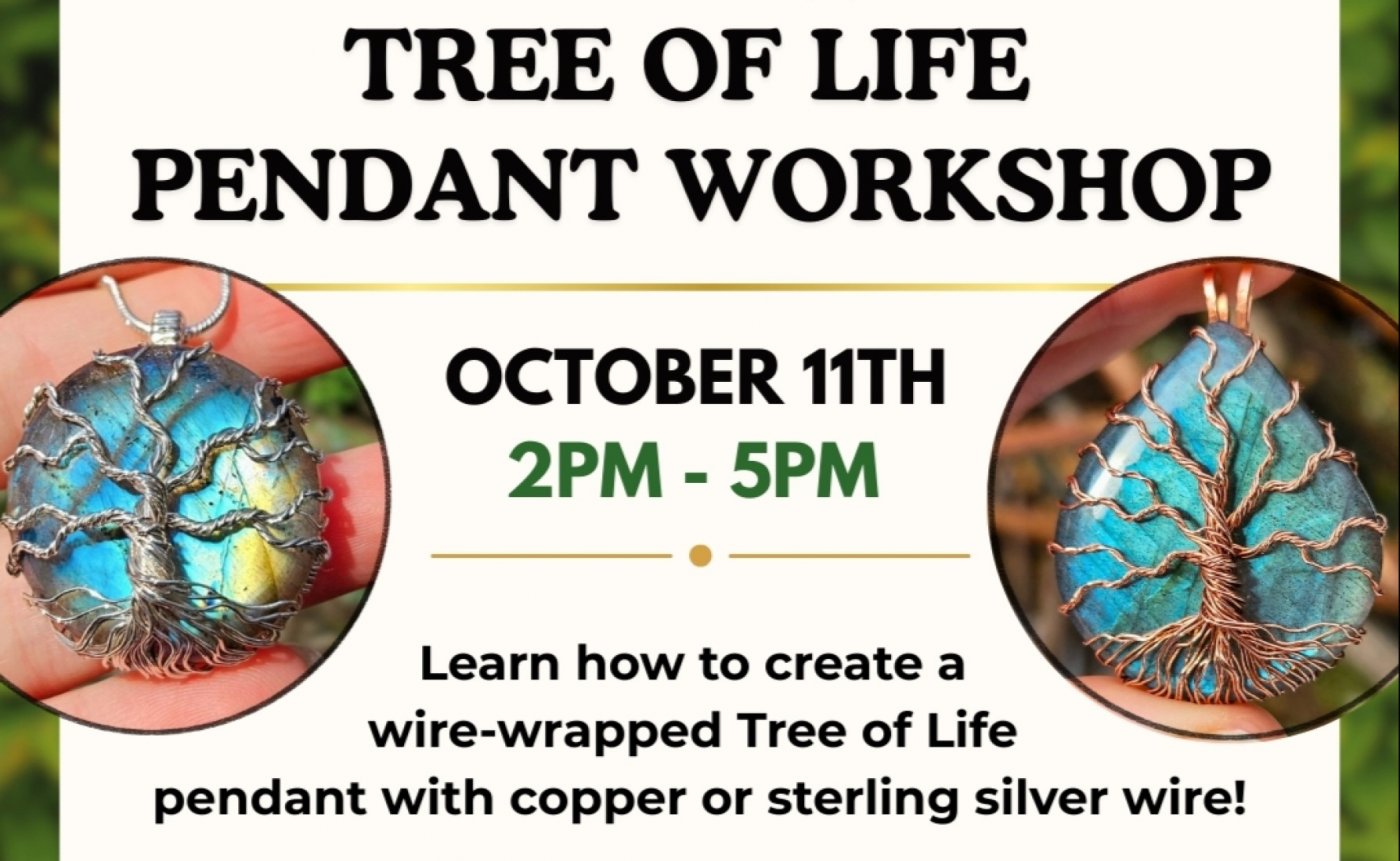 Wire Wrapped Tree of Life Pendant Workshop