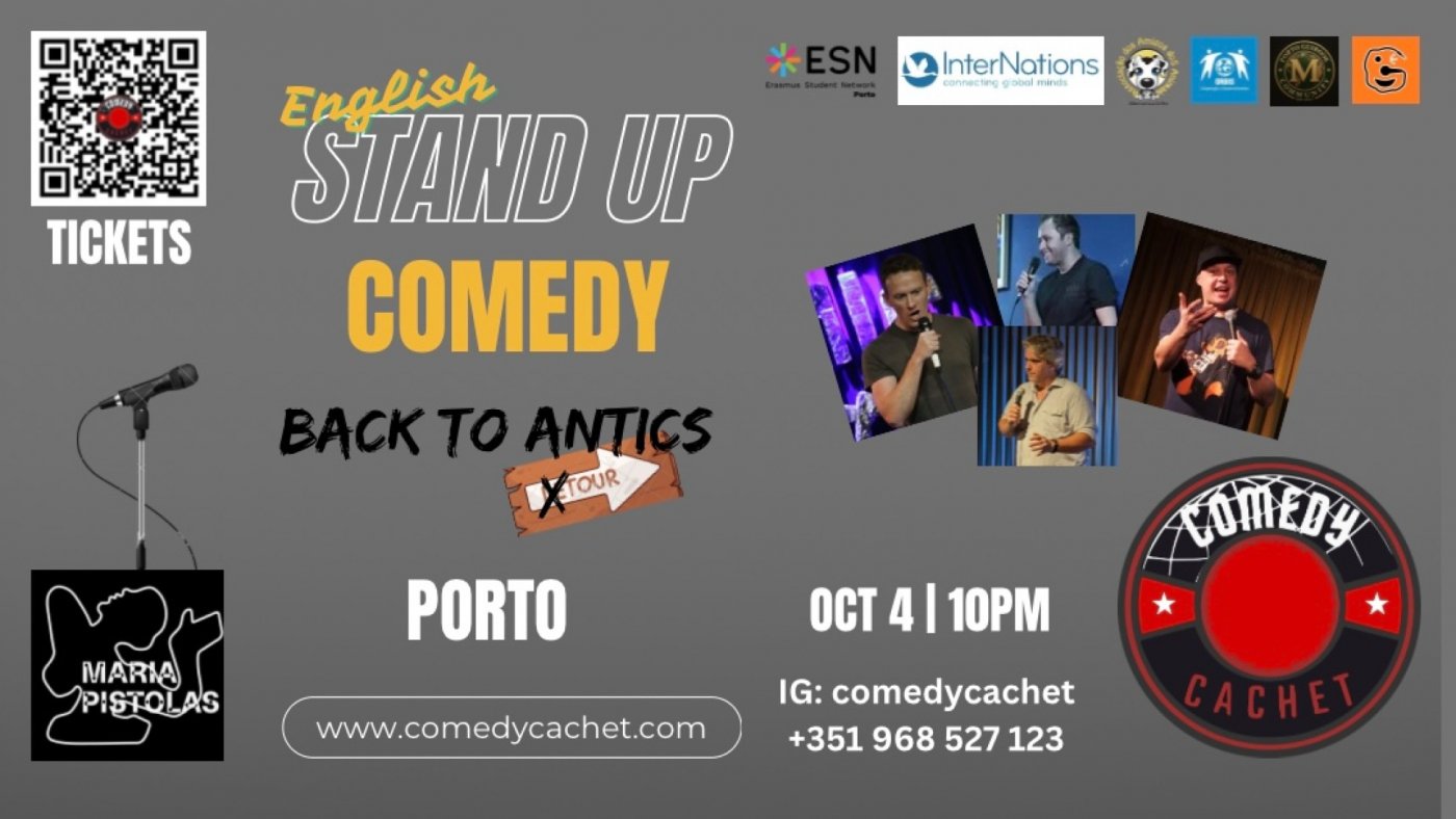 Stand Up Comedy - BACK TO ANTICS TOUR - Live in Porto